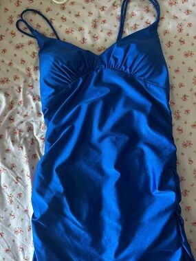 Jules & Cleo Royal Blue Slip Dress
